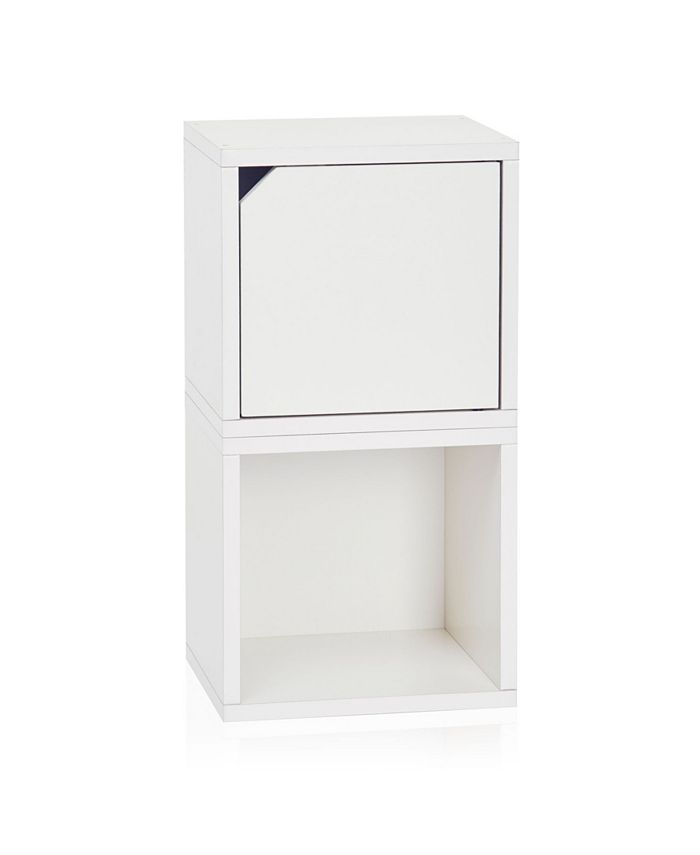 Way Basics Eco Stackable Connect Open Storage Cube and Cubby Organizer ...