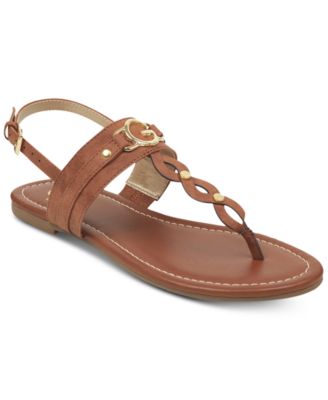 G by guess links flat sandals on sale