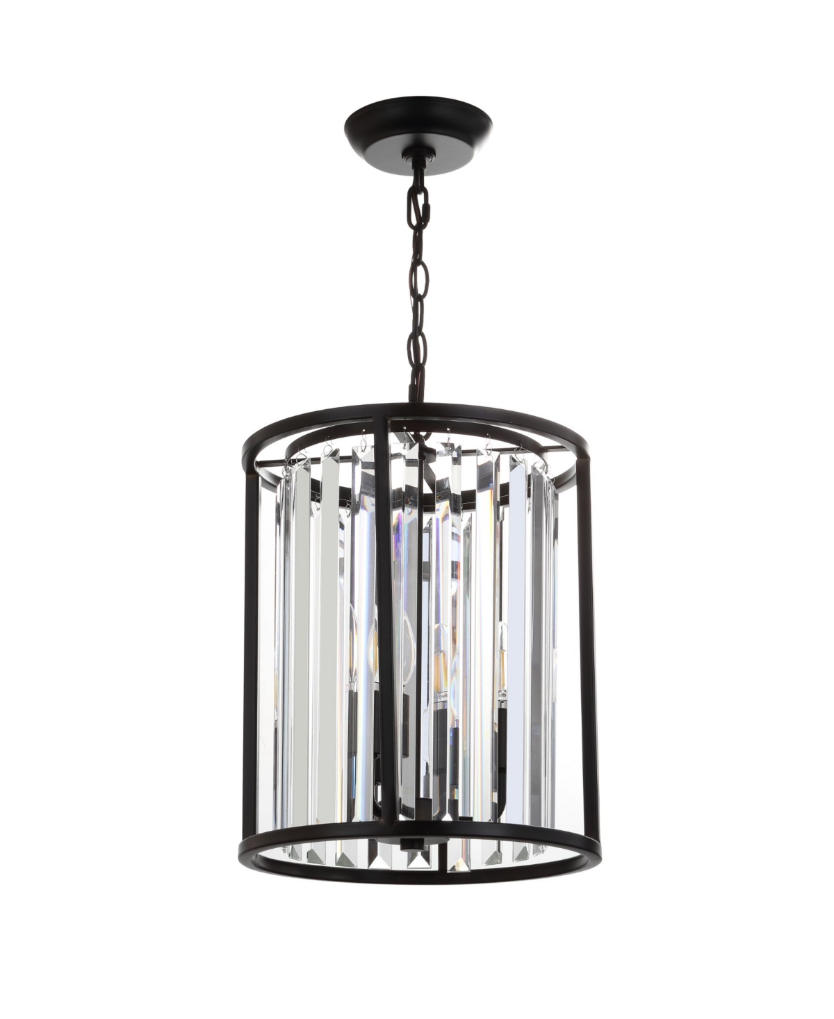 Jonathan Y Bevin Metal/Crystal Led Pendant