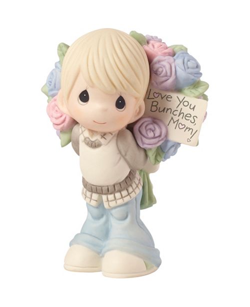 Precious Moments Love You Bunches Mom Boy Figurine Bisque