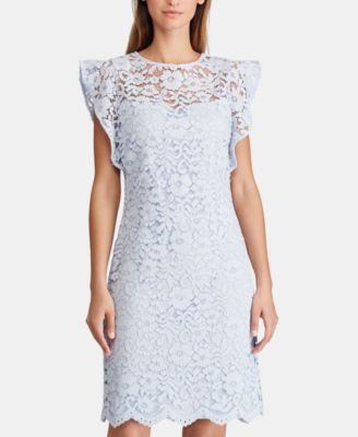Lauren Ralph Lauren Petite Cap-Sleeve Lace Dress