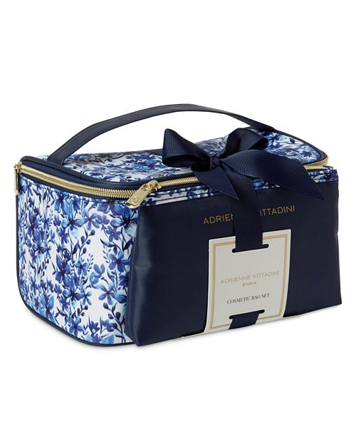 Adrienne Vittadini Set Of 2 Cosmetic Bag Set Reviews Home Macy S