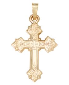 sideways cross necklace gold macys