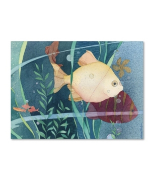 Trademark Global Fiona Stokes-gilbert 'aquarium I' Canvas Art In Multi