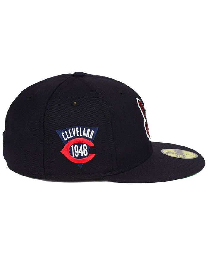 New Era Cleveland Indians Retro World Series Patch 59FIFTY Fitted Cap -  Macy's