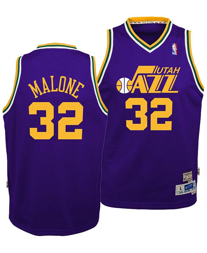 Infant Mitchell & Ness Karl Malone Purple Utah Jazz Retired Player Jersey 