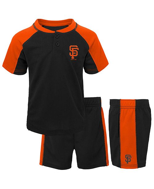 Outerstuff Toddlers San Francisco Giants Play Strong Short Set
