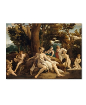 Trademark Global Correggio 'leda And The Swan' Canvas Art In Multi