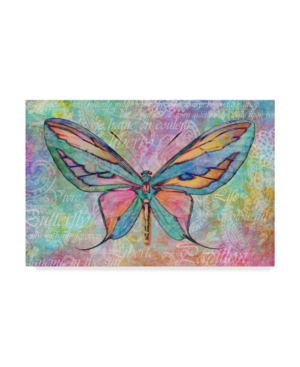 Trademark Global Cora Niele 'colorful Butterfly' Canvas Art In Multi
