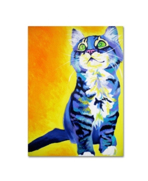 Trademark Global Dawgart 'here Kitty Kitty' Canvas Art In Multi