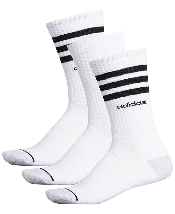 adidas Men's 3-Pk. Crew Socks - Macy's