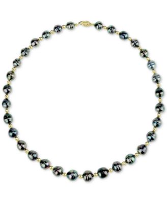 black pearl necklace macys