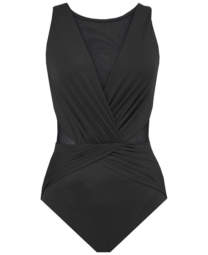 Miraclesuit Illusionists Palma Mesh Allover Slimming One-Piece Swimsuit ...