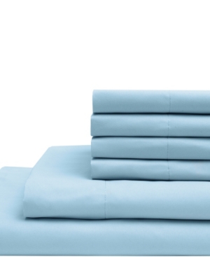 King Microfiber Solid Sheet Set with Bonus Pillowcases Bedding