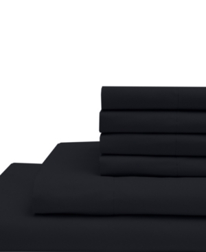 King Microfiber Solid Sheet Set with Bonus Pillowcases Bedding