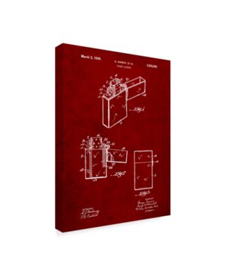 Cole Borders 'Zippo Lighter' Canvas Art - 19" x 14" x 2"