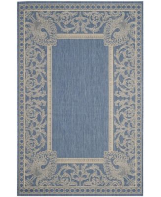 Safavieh Courtyard Blue Natural Area Rug Collection