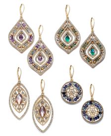 Bead & Stone Drop Earring Collection