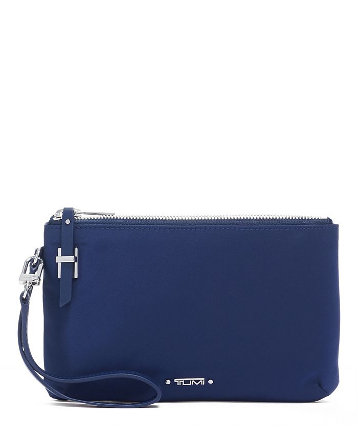 Tumi double hot sale zip wristlet