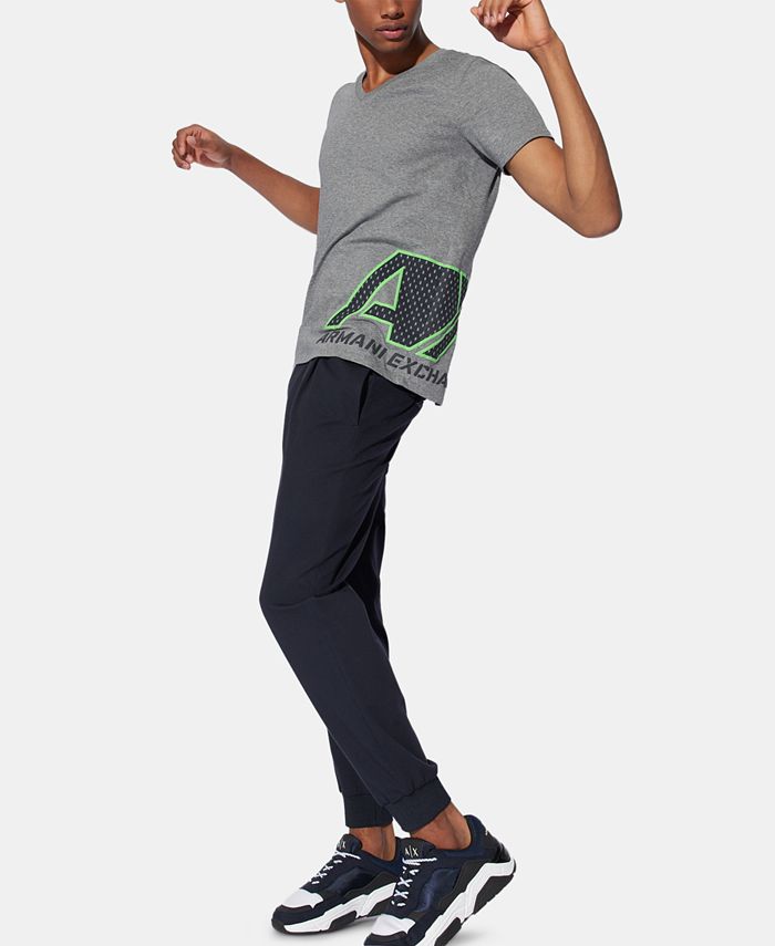 A|X Armani Exchange Men's V-Neck Logo T-Shirt - Macy's