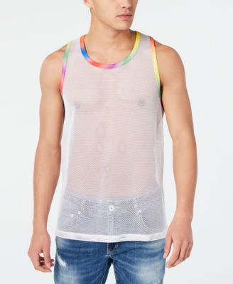 INC International Concepts - Men's Rainbow Tank Top