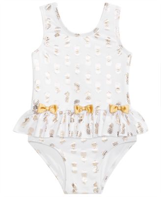 little girl pineapple swimsuit