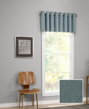 Eclipse Palisade Blackout Grommet Valance, 52" X 18" In Mineral