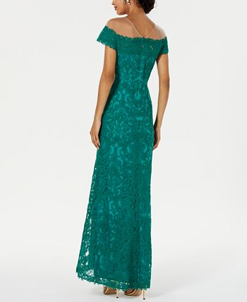 Tadashi shoji soutache illusion gown hot sale