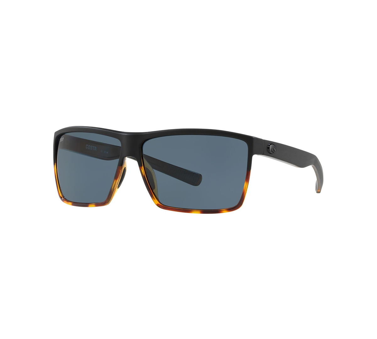 Costa Del Mar Polarized Sunglasses, Rincon 64 In Black Matte,grey Polar