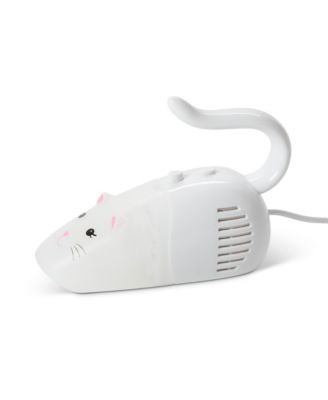 Tri-Coastal Design Mini White Cat Desk Vacuum