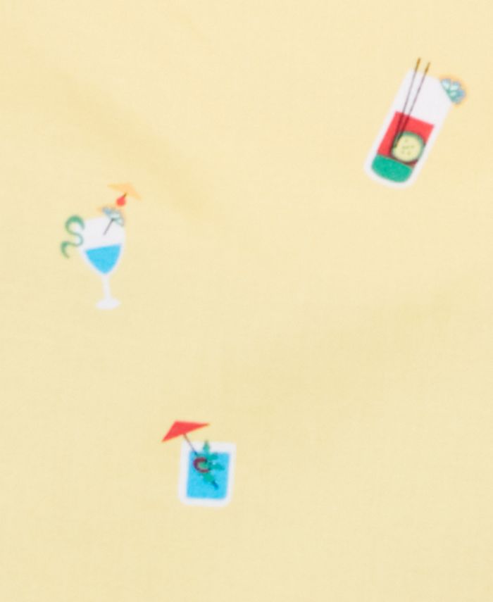 Club Room Men's CocktailPrint Shirt, Created for Macy's Macy's