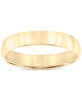 14k Gold 4mm Wedding Band