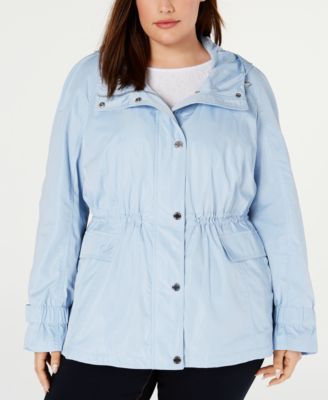 Drawstring-Waist Utility Jacket 