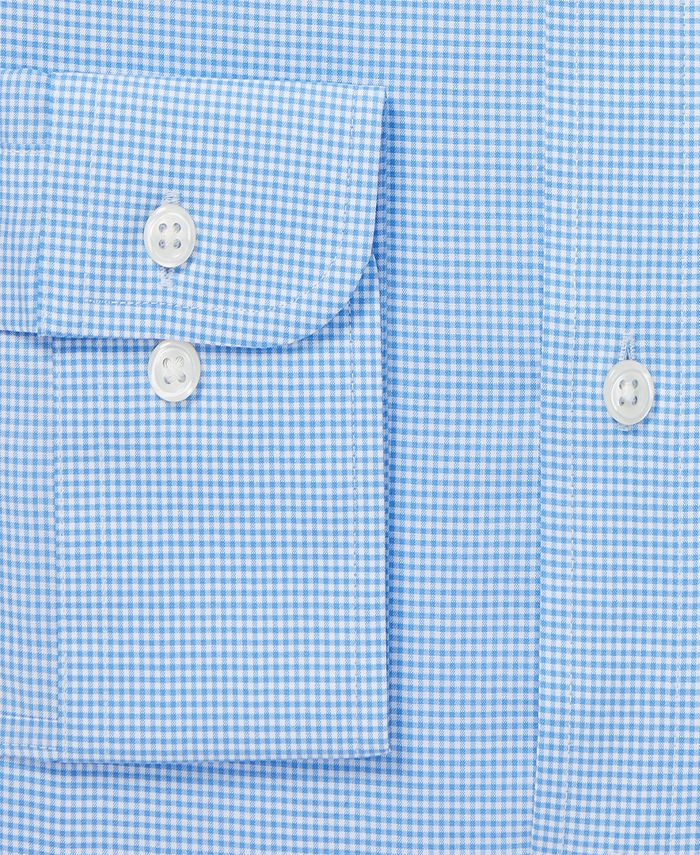 Polo Ralph Lauren Men's Windowpane Cotton Dress Shirt - Macy's