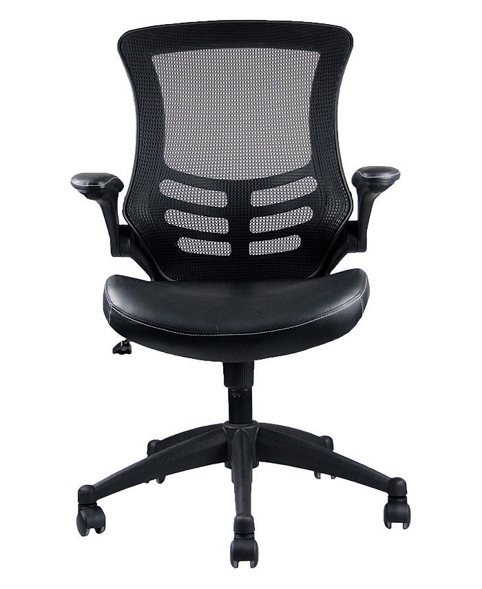 RTA Products - Techni Mobili Stylish Mid-Back Mesh Office Chair, Quick Ship