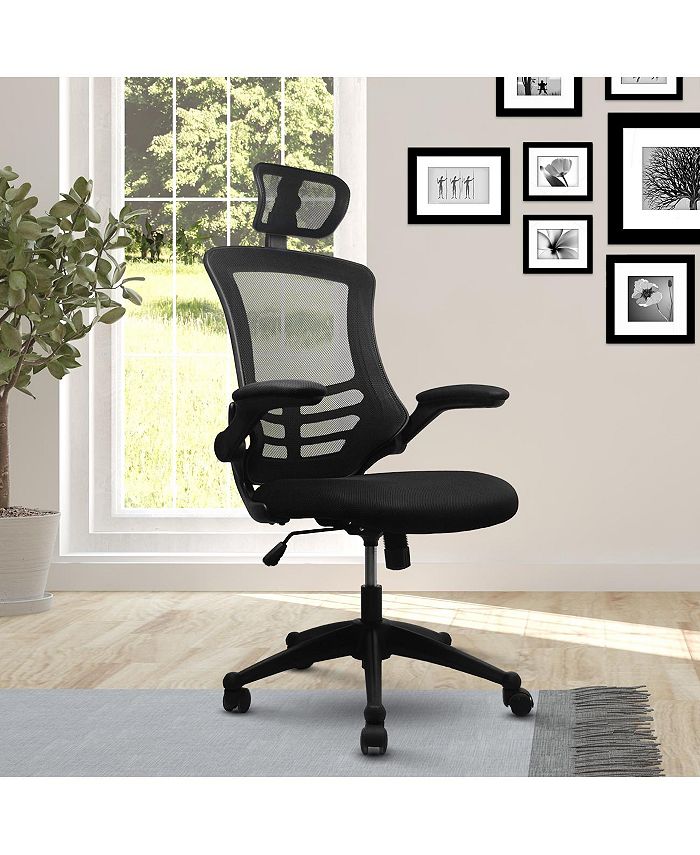 RTA Products Techni Mobili Modern HighBack Mesh Executive Office Chair