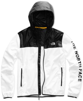 black and white north face