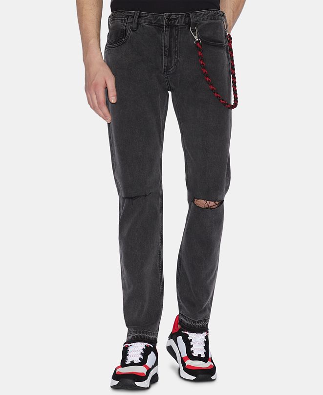 AX Armani Exchange Men's SlimFit Ripped Jeans & Reviews Jeans Men
