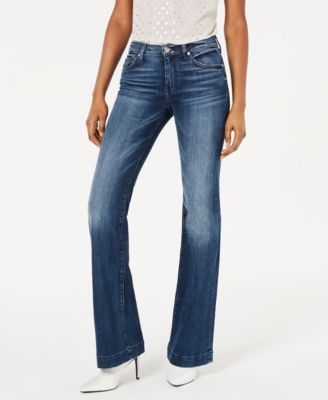 7 For All Mankind - Dojo Lake Blue Flare Jeans