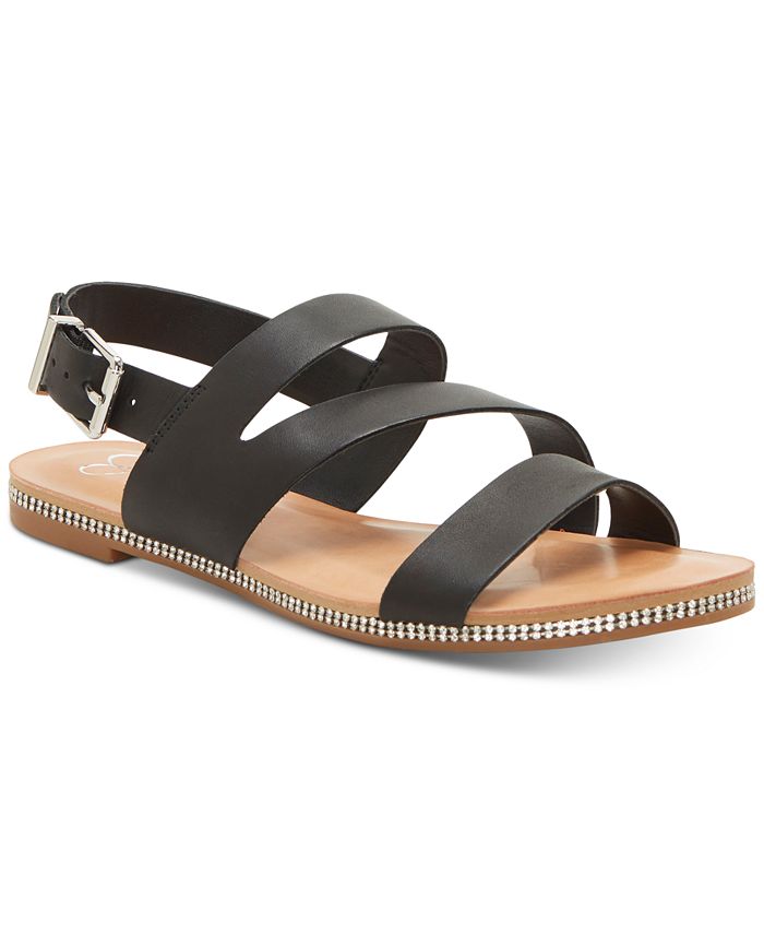 Jessica Simpson Braelyn Flat Sandals & Reviews - Sandals - Shoes - Macy's