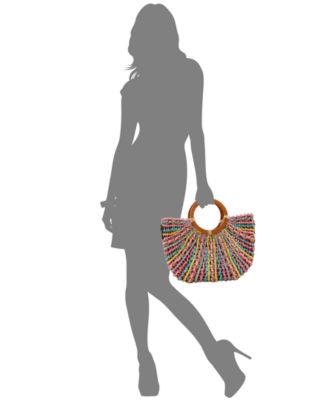 Patricia Nash Lesa Multicolor Straw Bag