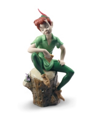 Lladrò Peter Pan Figurine In Multi