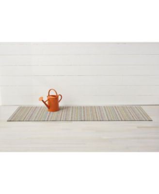 Skinny Stripe Shag Mat 18" x 28"