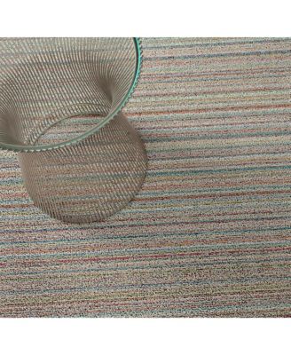 Skinny Stripe Shag Mat 18" x 28"