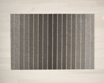 Block Stripe Shag Doormat - 18" x 28"