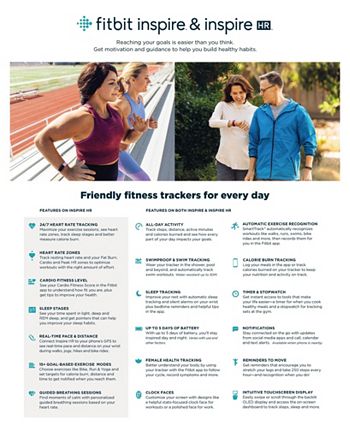 Fitbit inspire sale hr macys