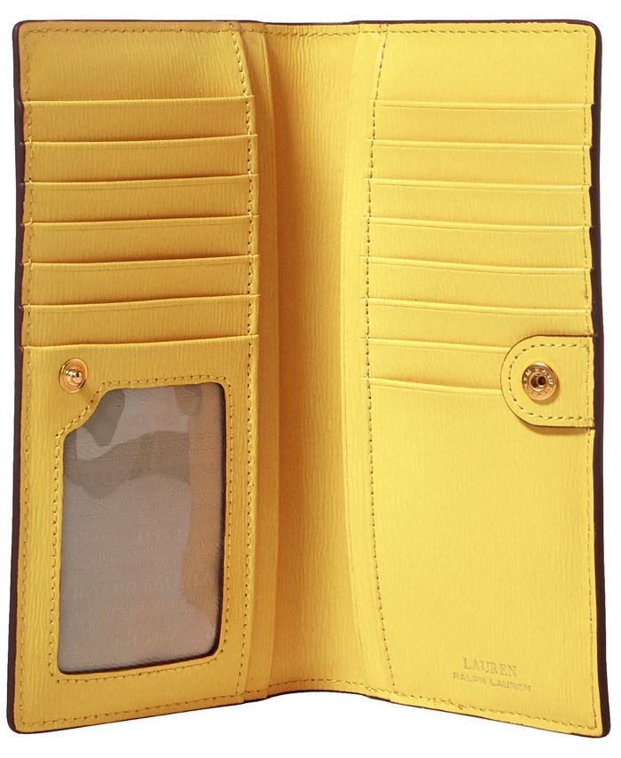 Lauren Ralph Lauren Bennington Slim Leather Wallet & Reviews - Handbags ...