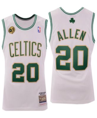 Men's Mitchell & Ness Ray Allen White Boston Celtics 2007-08