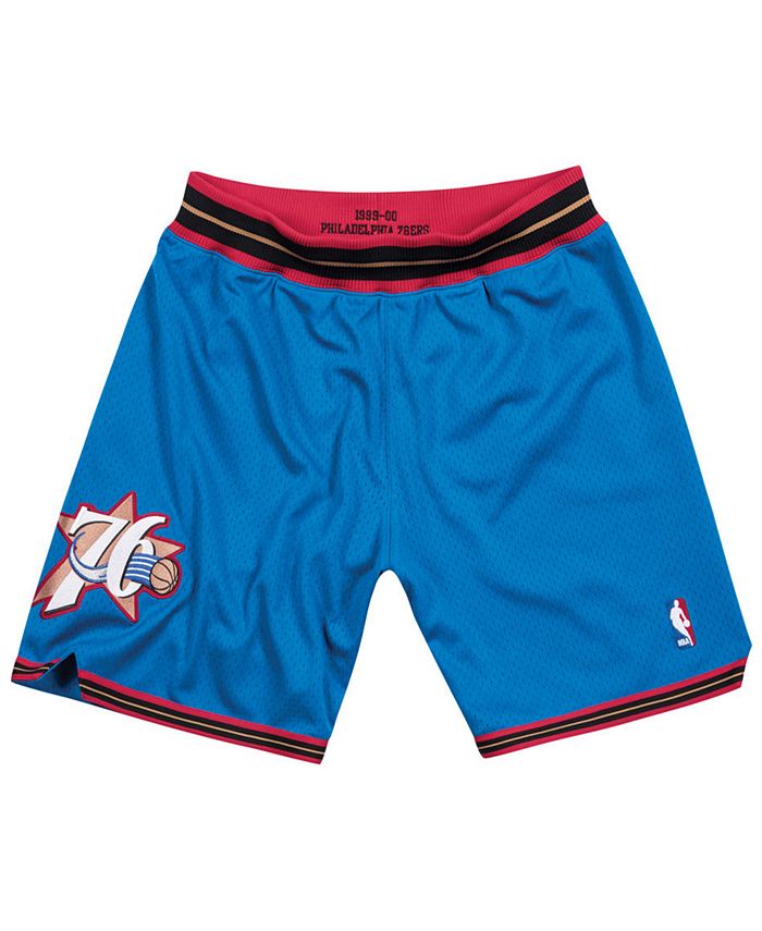 Mitchell & Ness Men's Philadelphia 76ers Authentic NBA Shorts - Macy's