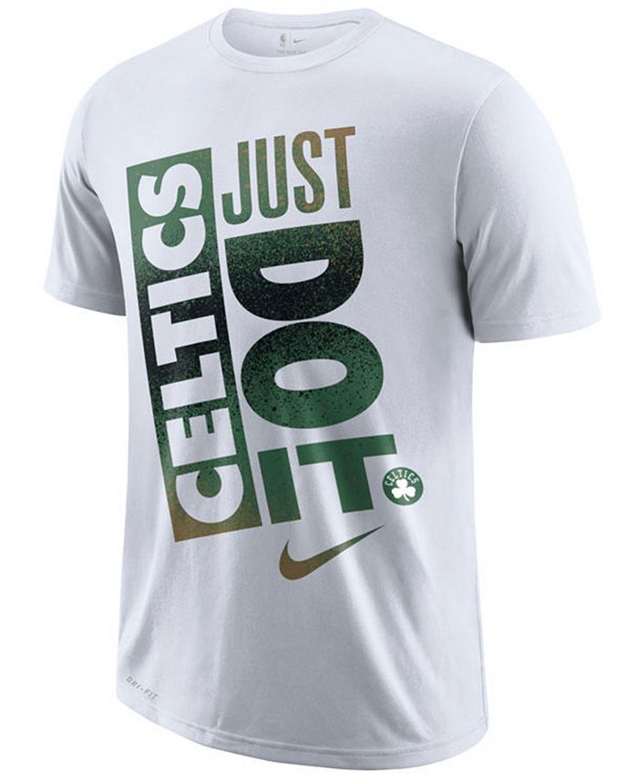 Nike Men's Boston Celtics Just Do It Mezzo T-Shirt - Macy's